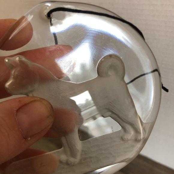 Heavy Glass Dog Suncatcher - Picture 9 of 11